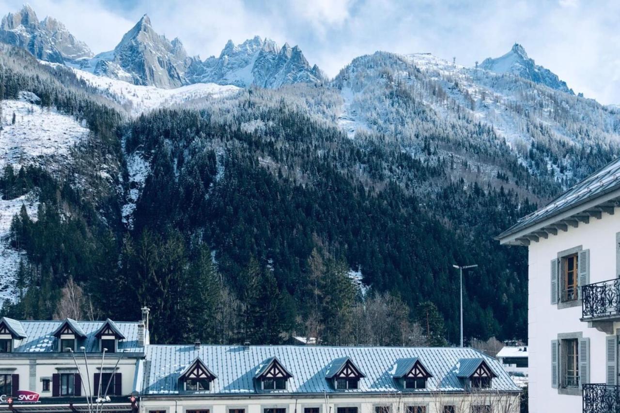 Les Aiguilles- Town Centre Luxury 2 Bedroom Apartment Chamonix Exteriör bild